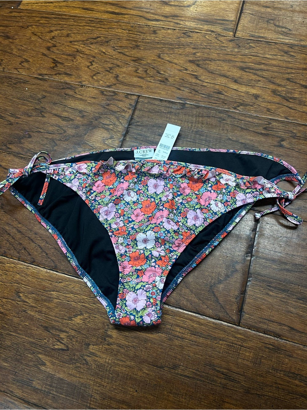 J. Crew‎ String hipster full-coverage ruffle bottom
